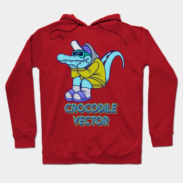 Crocodiles Mascot Hoodie by Ayhuemacha Studios